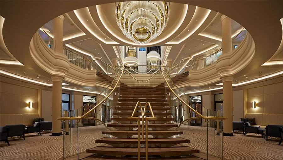 RSSC chandeliers stairs